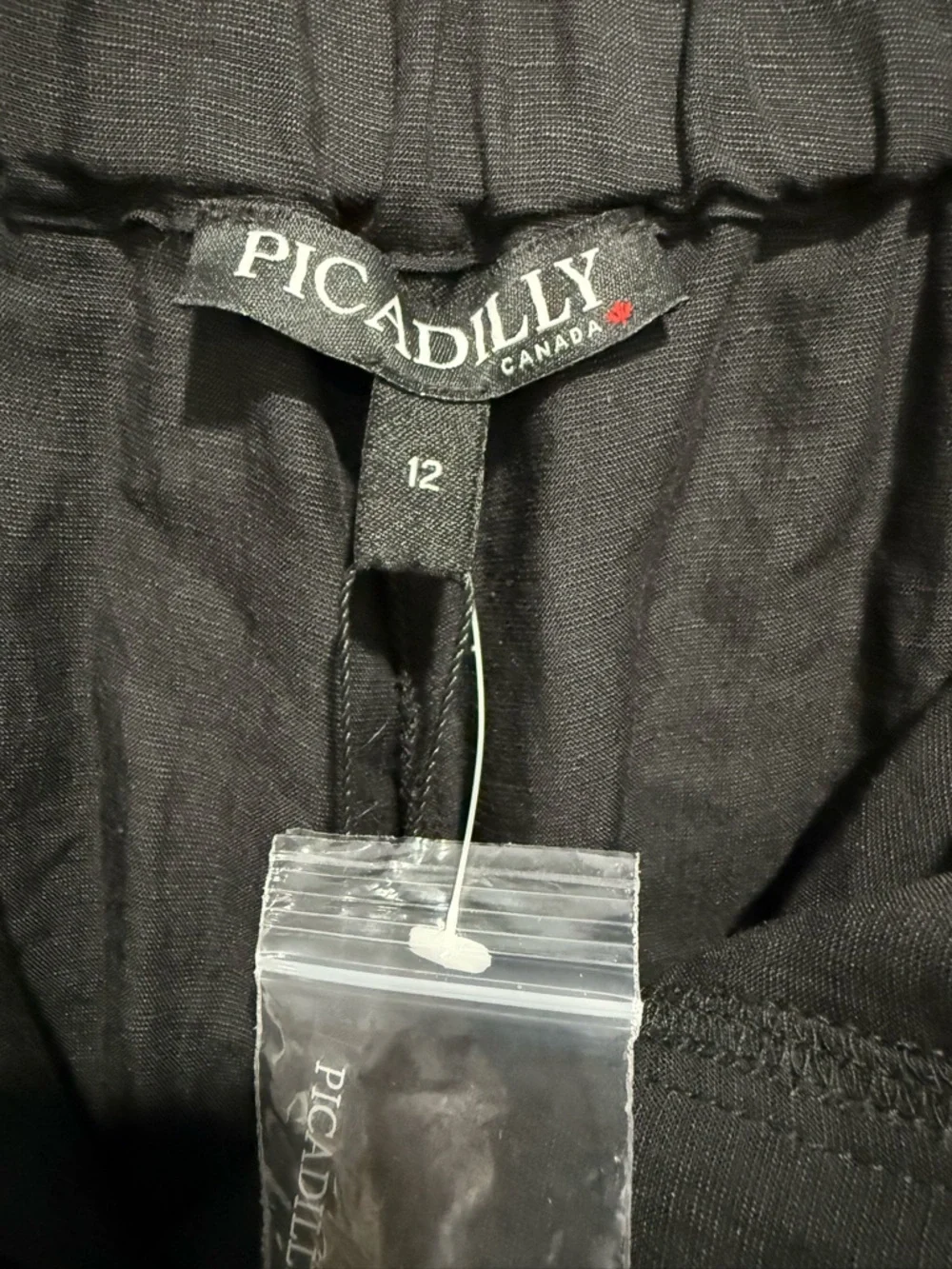 Picadilly Women’s Size‎ 12 Wide Leg Crop Black Pants